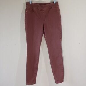 Chicos Denim‎ Leggings Sz Small / .5 R So Perfect High Waist PullOn Burnt Orange